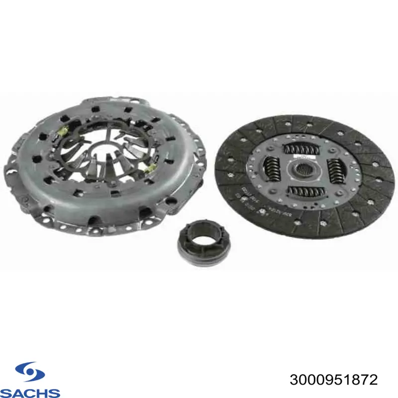 Комплект сцепления (3 части) Sachs 3000951872 цена, от 234.10 USD