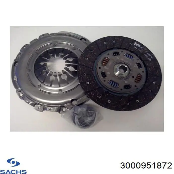 Купить 3000951872 Sachs Комплект сцепления (диск, корзина, подшипник)