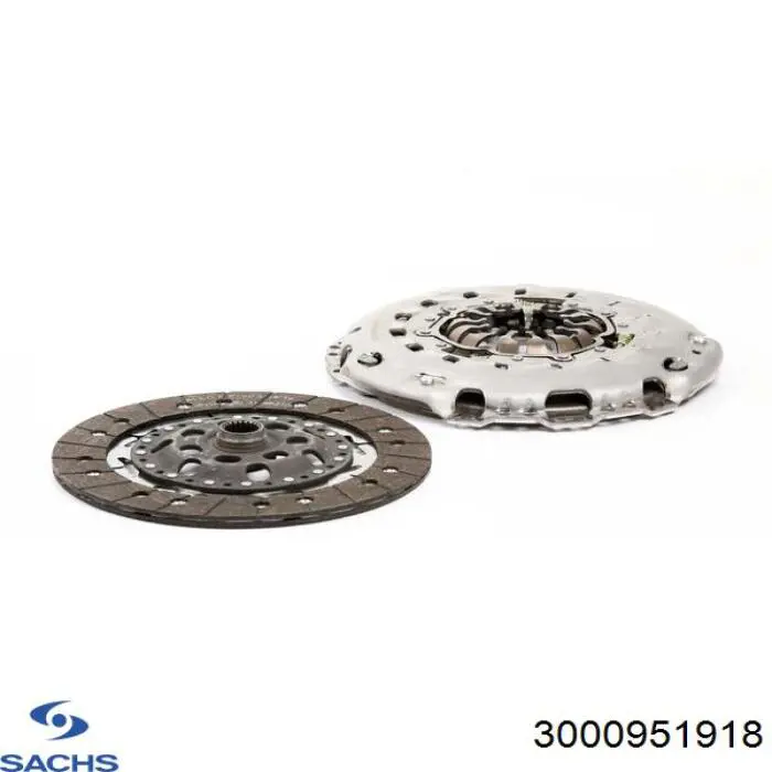 Комплект сцепления (3 части) Sachs 3000951918 цена, от 184.44 USD