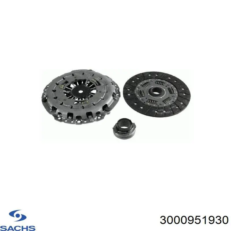 Комплект сцепления (3 части) Sachs 3000951930 цена, от 259.84 USD