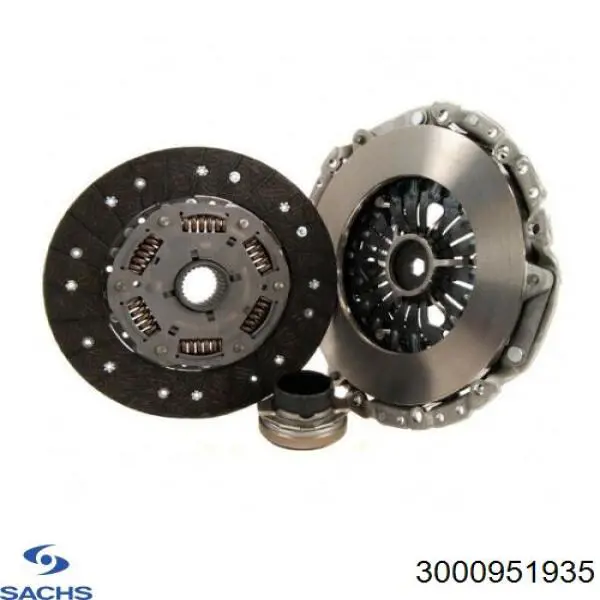 Комплект сцепления (3 части) Sachs 3000951935 цена, от 249.43 USD