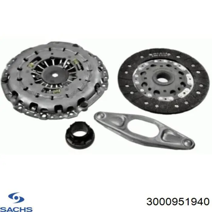 Купить ADBP300095 Blue Print Комплект сцепления (диск, корзина, подшипник)