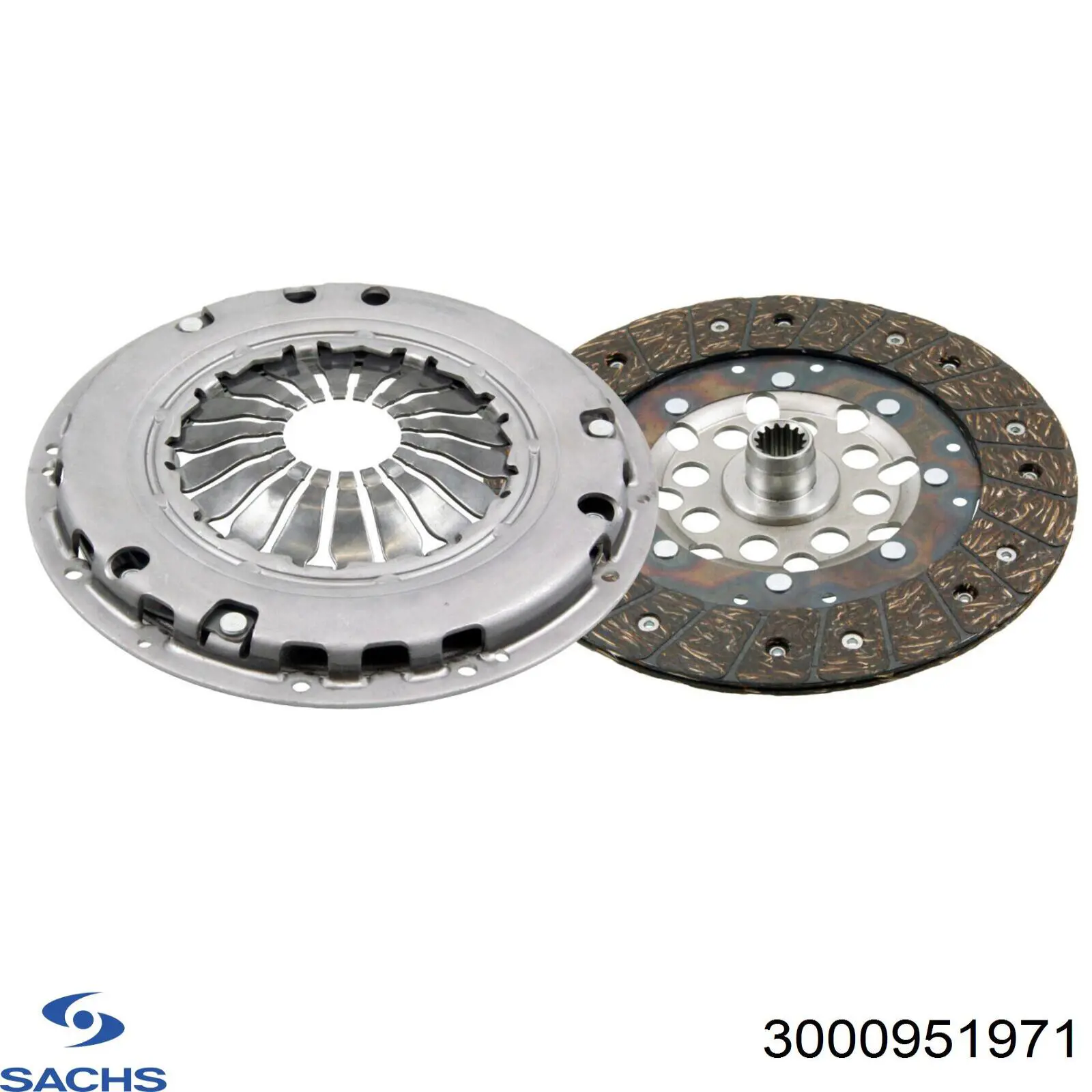 Комплект сцепления (3 части) Sachs 3000951971 цена, от 55.68 USD