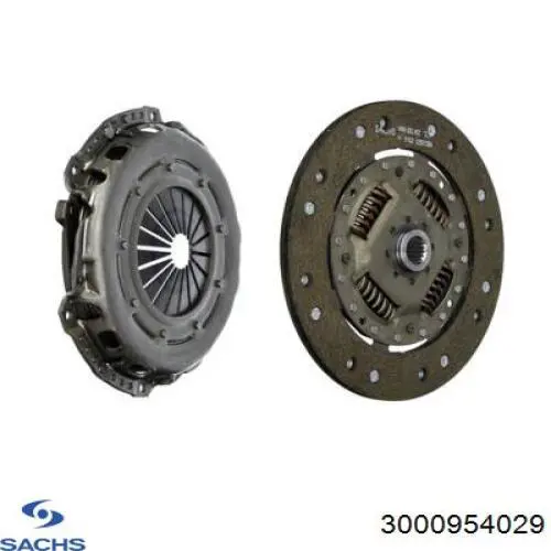 Купить 3000954029 Sachs Комплект сцепления (диск, корзина, подшипник)
