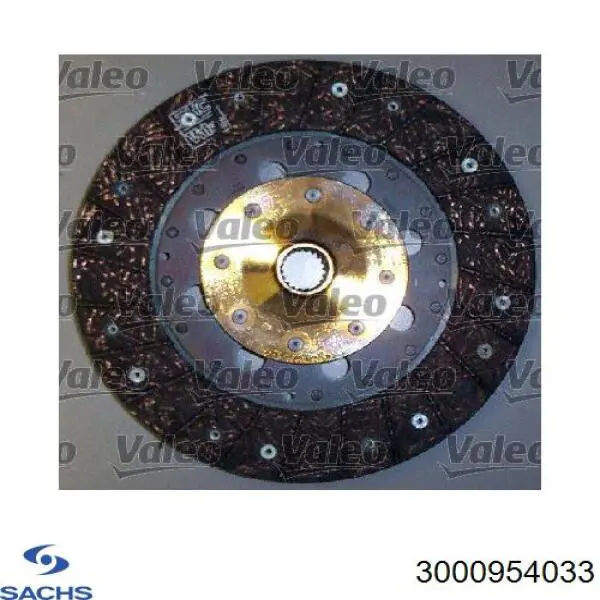 Комплект сцепления (3 части) Sachs 3000954033 цена, от 152.93 USD