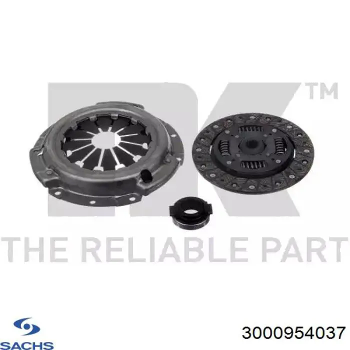 Комплект сцепления (3 части) Sachs 3000954037 цена, от 94.62 USD