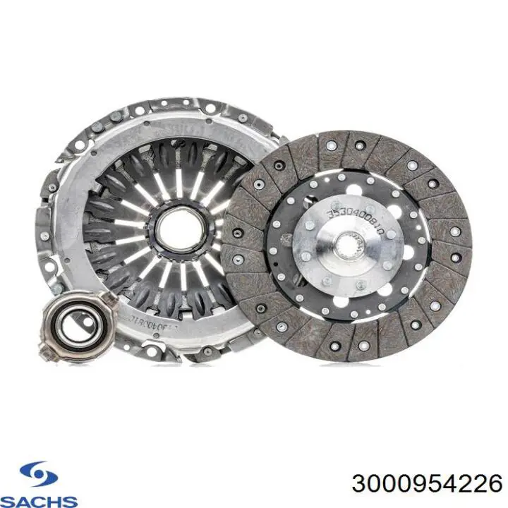 Купить 3000954226 Sachs Комплект сцепления (диск, корзина, подшипник)