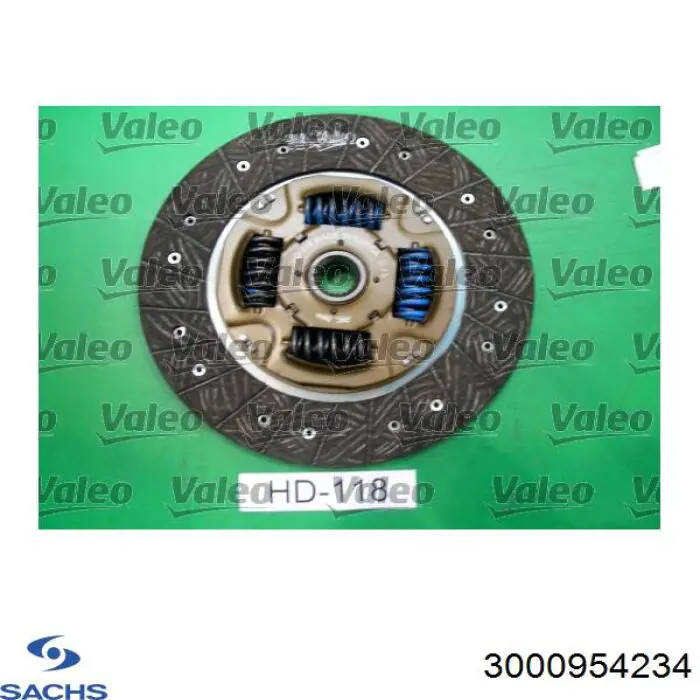 Купить 3000954234 Sachs Комплект сцепления (диск, корзина, подшипник)