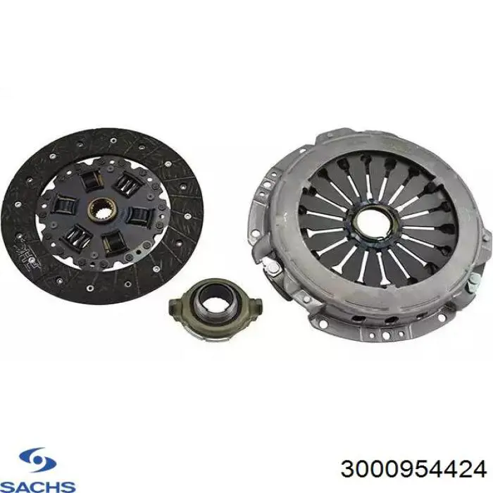 Купить 3000954424 Sachs Комплект сцепления (диск, корзина, подшипник)
