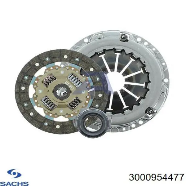 Комплект сцепления (3 части) Sachs 3000954477 цена, от 136.24 USD