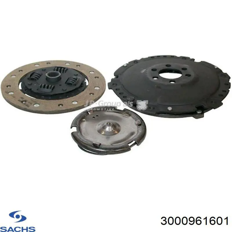 Комплект сцепления (3 части) Sachs 3000961601 цена, от 248.00 USD