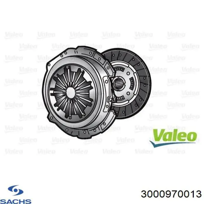 Купить 3000970013 Sachs Комплект сцепления (диск, корзина, подшипник)