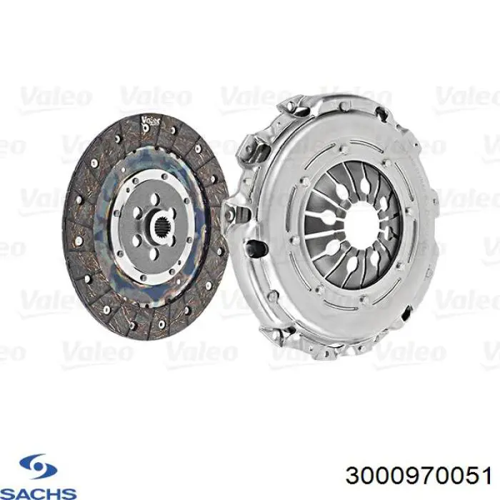 Купить 3000970051 Sachs Комплект сцепления (диск, корзина, подшипник)