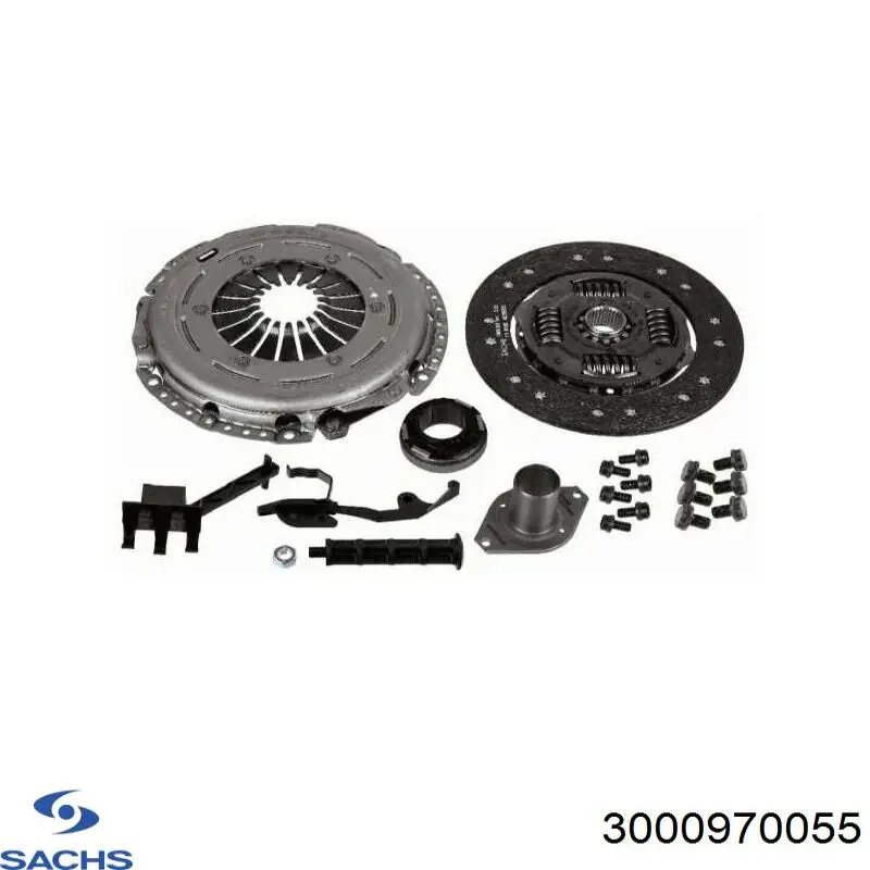 Комплект сцепления (3 части) Sachs 3000970055 цена, от 230.59 USD