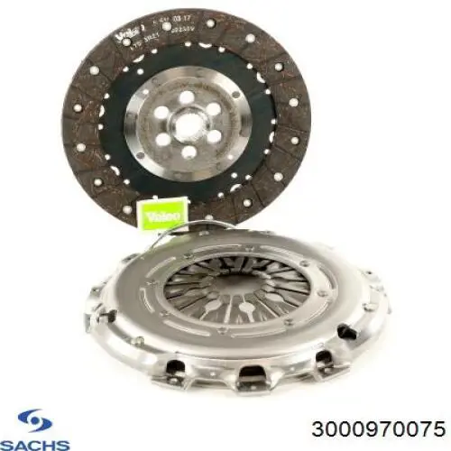 Купить 3000970075 Sachs Комплект сцепления (диск, корзина, подшипник)