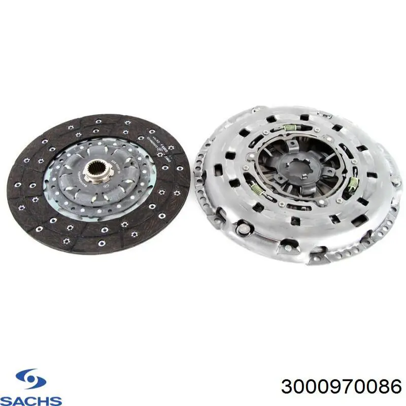 Купить 3000970086 Sachs Комплект сцепления (диск, корзина, подшипник)