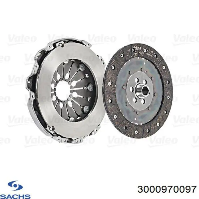 Комплект сцепления (3 части) Sachs 3000970097 цена, от 185.50 USD