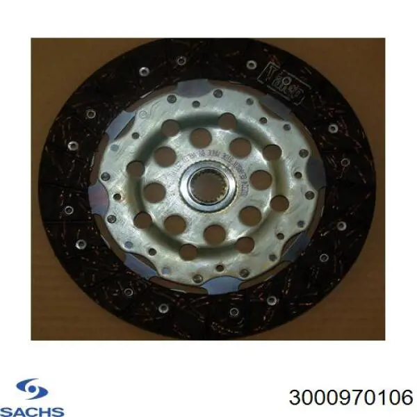 Комплект сцепления (3 части) Sachs 3000970106 цена, от 173.71 USD