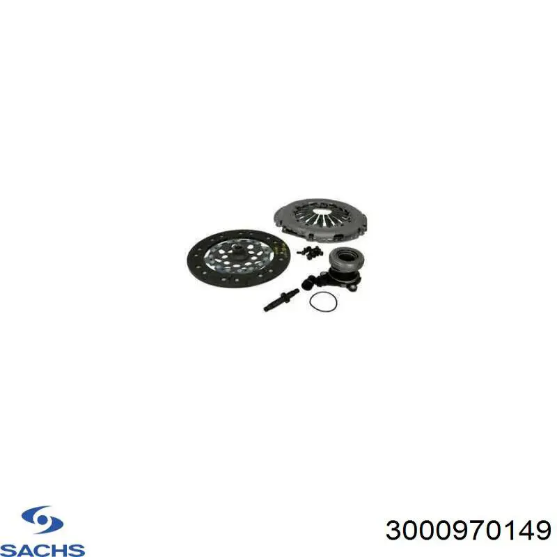 3000 970 149 Sachs kit de embraiagem (3 peças)