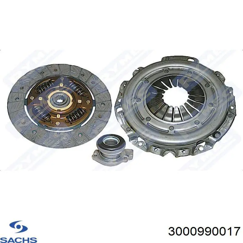 Комплект сцепления (3 части) Sachs 3000990017 цена, от 108.19 USD