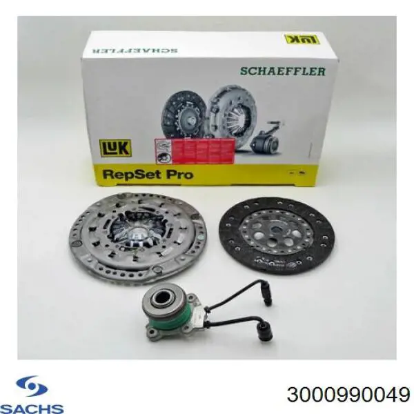 Купить 3000990049 Sachs Комплект сцепления (диск, корзина, подшипник)