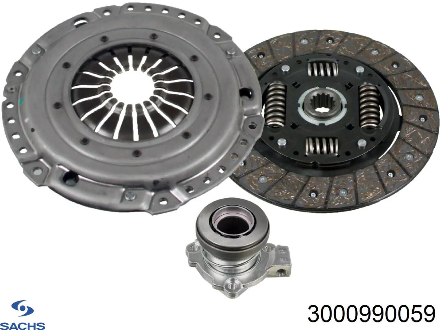 Комплект сцепления (3 части) Sachs 3000990059 цена, от 216.34 USD