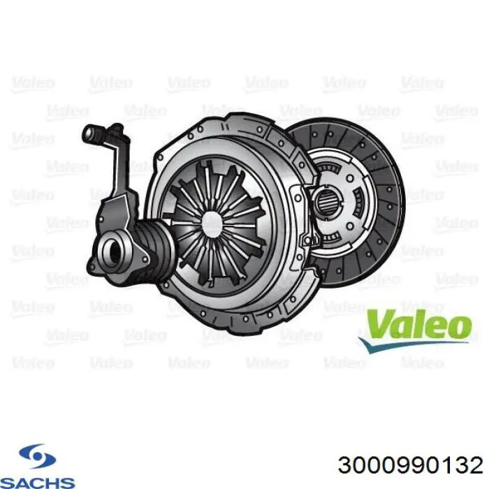 Комплект сцепления (3 части) Sachs 3000990132 цена, от 202.26 USD