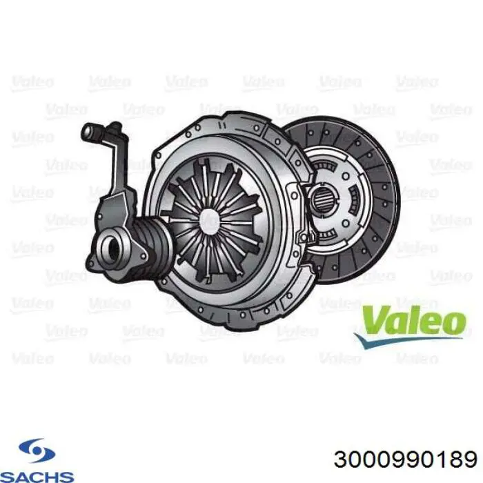 Комплект сцепления (3 части) Sachs 3000990189 цена, от 268.65 USD