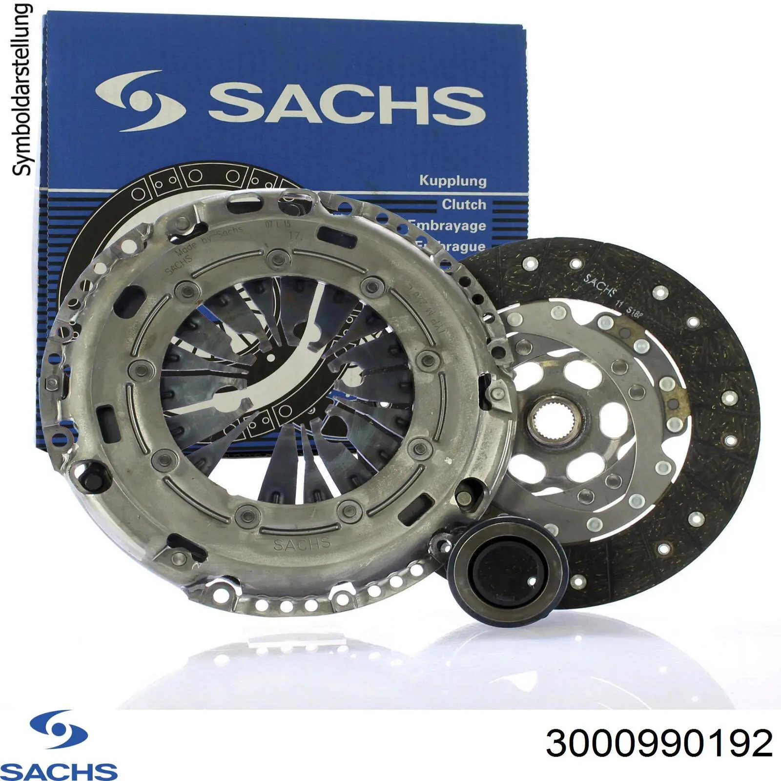 Комплект сцепления (3 части) Sachs 3000990192 цена, от 322.14 USD