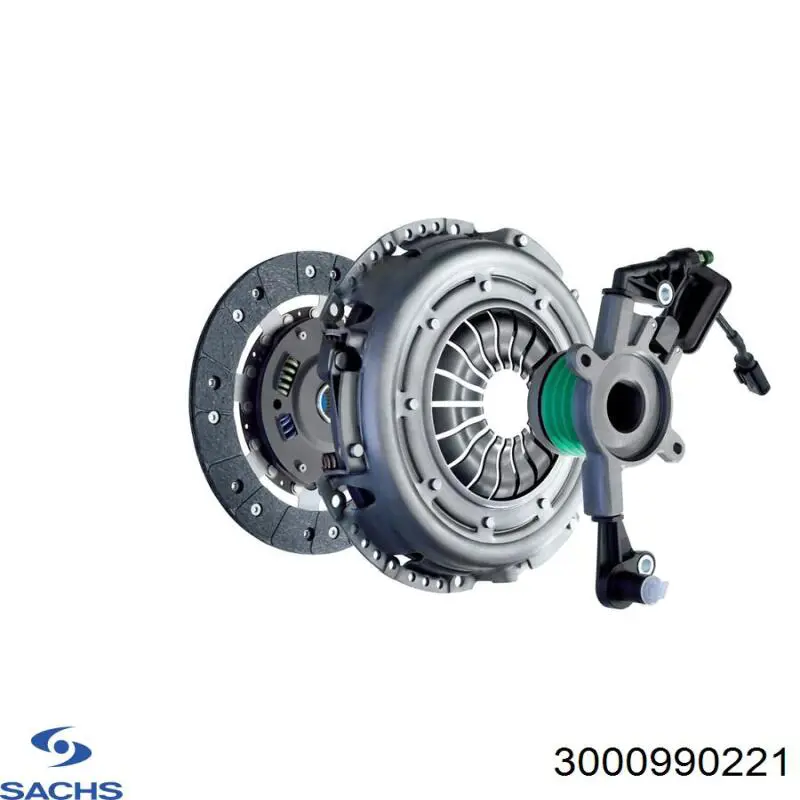 Купить 3000990221 Sachs Комплект сцепления (диск, корзина, подшипник)