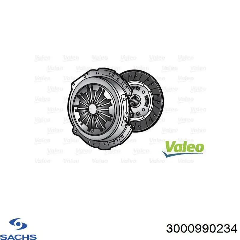 Комплект сцепления (3 части) Sachs 3000990234 цена, от 269.46 USD