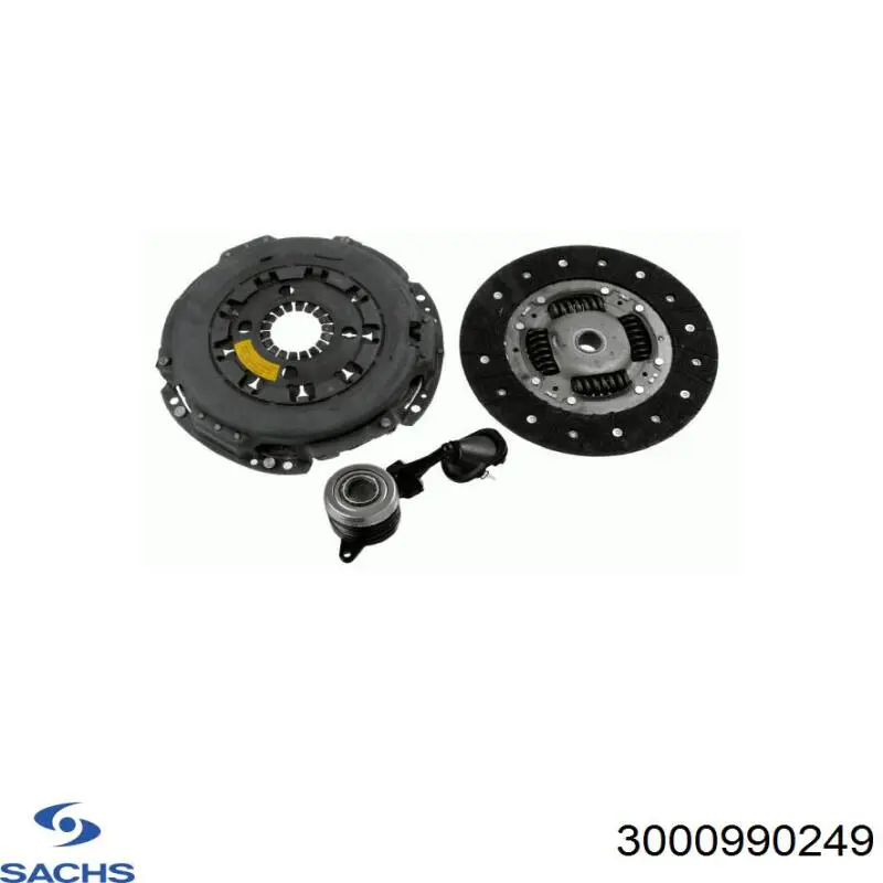 Комплект сцепления (3 части) Sachs 3000990249 цена, от 357.75 USD