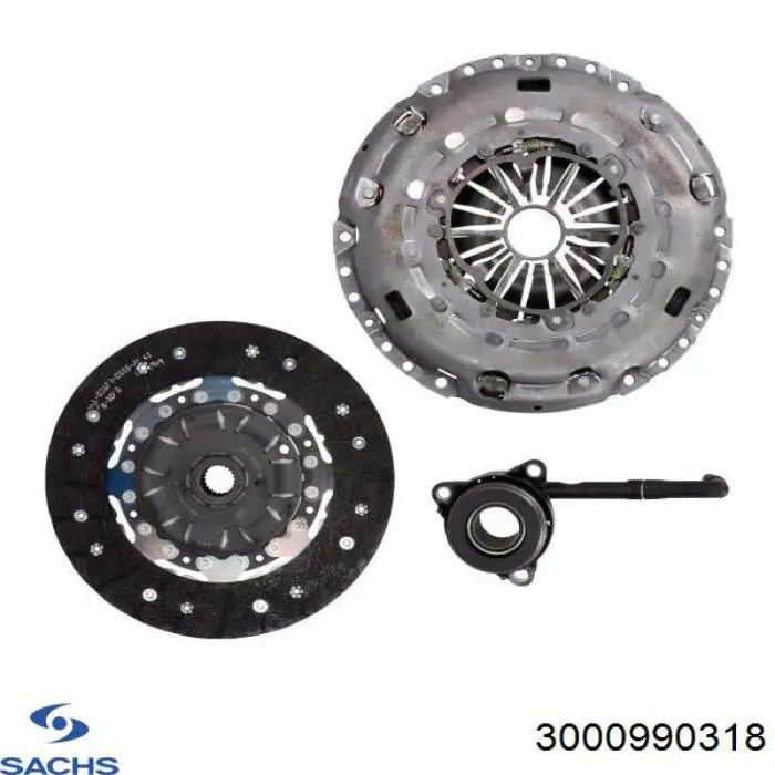 Комплект сцепления (3 части) Sachs 3000990318 цена, от 281.90 USD