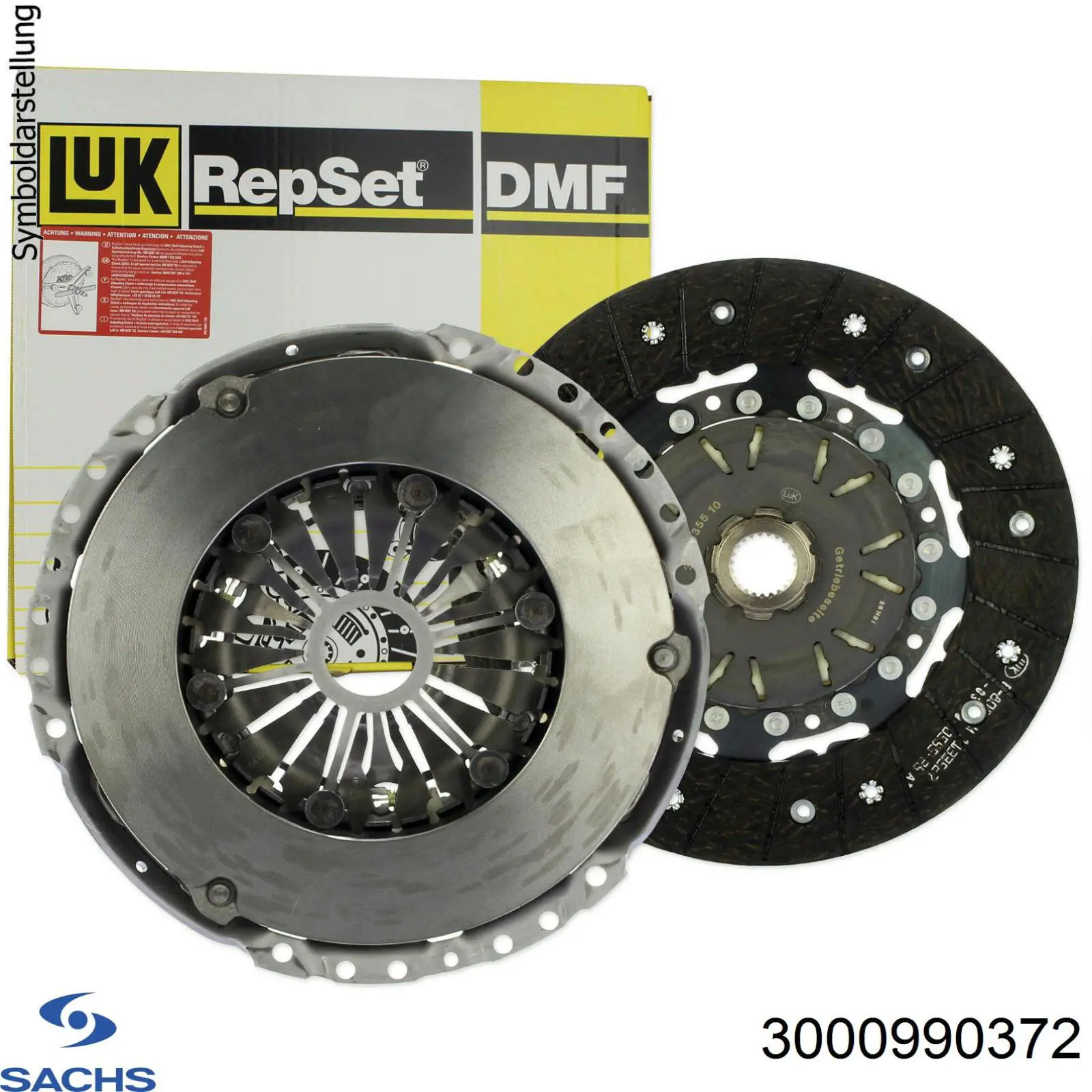 Купить 3000990372 Sachs Комплект сцепления (диск, корзина, подшипник)