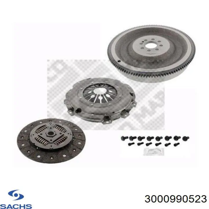 Комплект сцепления (3 части) Sachs 3000990523 цена, от 138.84 USD