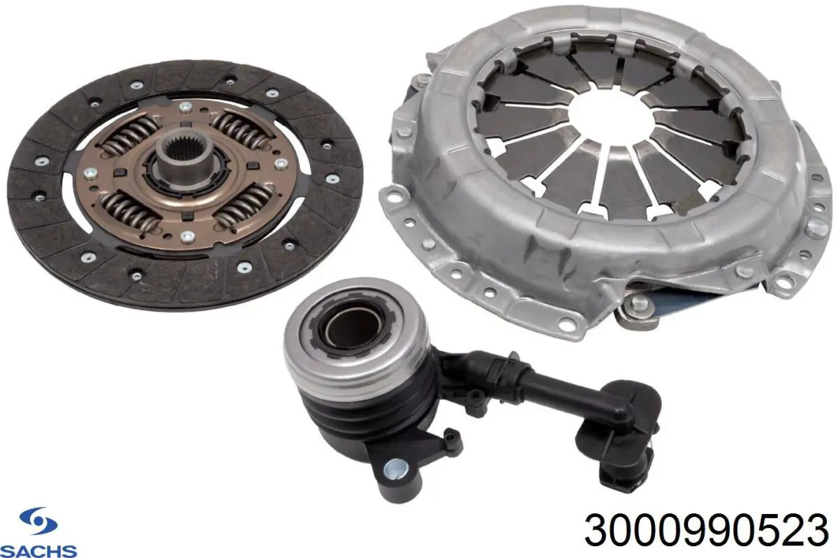 Купить 3000990523 Sachs Комплект сцепления (диск, корзина, подшипник)