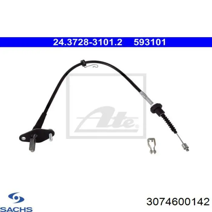 Cable de embrague 3074600142 Sachs