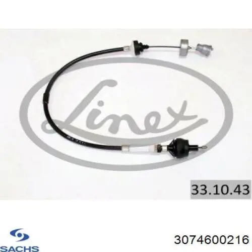 Трос сцепления Sachs 3074600216 цена, от 30.15 USD