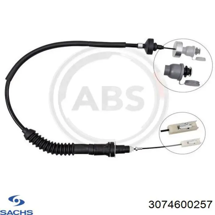 Трос сцепления Sachs 3074600257 цена, от 48.96 USD