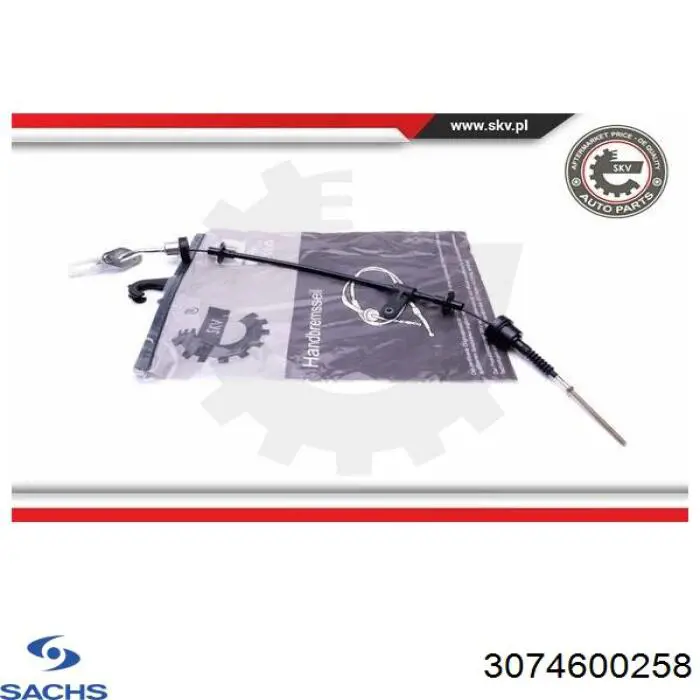 Трос сцепления Sachs 3074600258 цена, от 14.22 USD