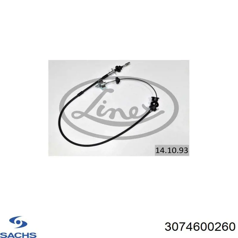 Трос сцепления Sachs 3074600260 цена, от 43.21 USD