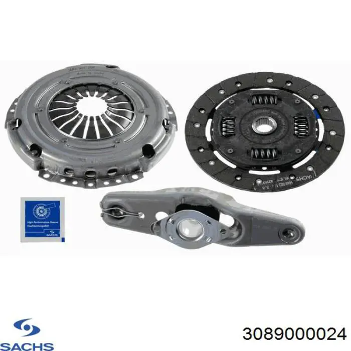 Купить 3089000024 Sachs Комплект сцепления (диск, корзина, подшипник)
