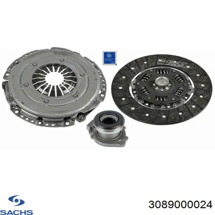 Купить 3089000024 Sachs Комплект сцепления (диск, корзина, подшипник)
