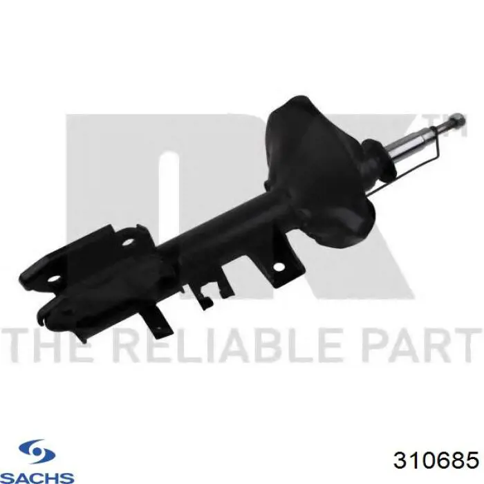 Стойка передняя левая Nissan/Infiniti 543034W985