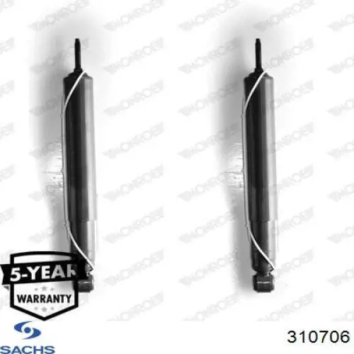 Купить 310706 Sachs Амортизатор задней подвески