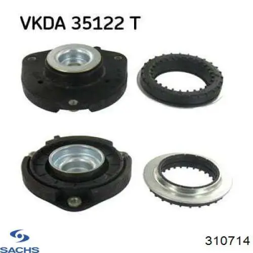 Стойка амортизатора передняя Sachs 310714 цена, от 70.90 USD