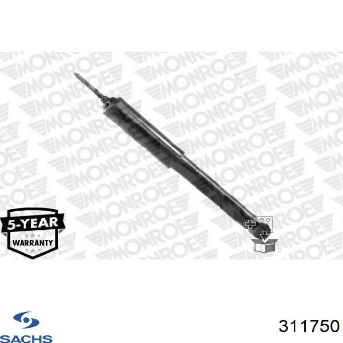 Стойка амортизатора задняя Sachs 311750 цена, от 68.55 USD