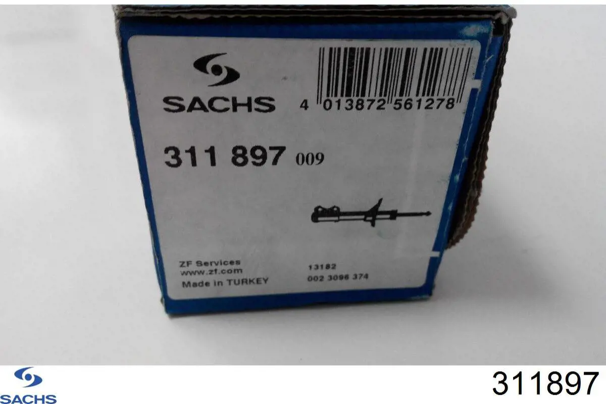 Купить 311897 Sachs Амортизатор задней подвески