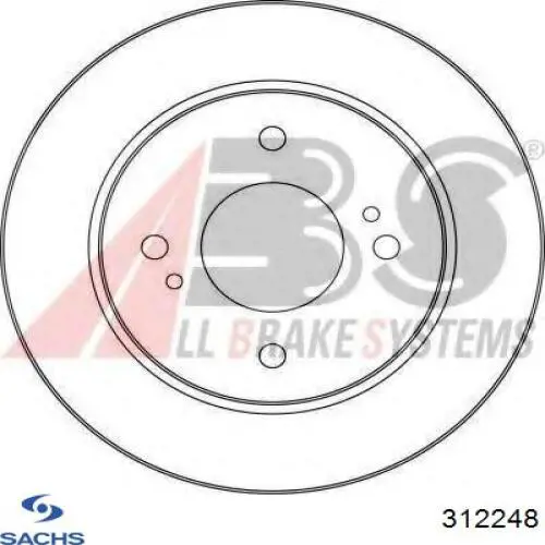 Амортизатор передней подвески левой Sachs 312248 цена, от 56.56 USD