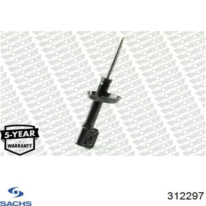 Amortiguador delantero izquierdo 312297 Sachs